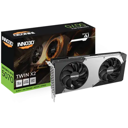 Видеокарта Inno3D RTX 5070 Twin X2 12G (N50702-12D7-195064N)