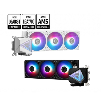 Водяное охлаждение MSI MAG CoreLiquid I360 White