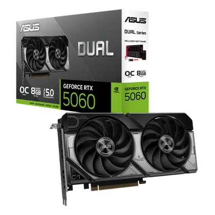 Видеокарта Asus GeForce Dual RTX 5060 OC 8G (Dual-RTX5060-O8G)