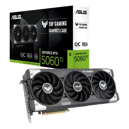 Видеокарта Asus GeForce RTX 5060 Ti TUF Gaming OC 8G (TUF-RTX5060TI-O8G-Gaming)