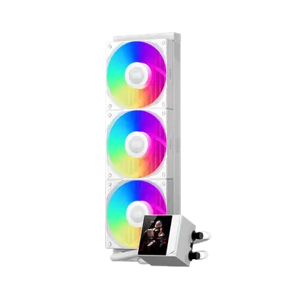Водяное охлаждение PCCooler DC360 Pro ARGB Display White