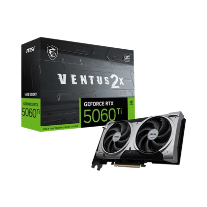 Видеокарта MSI GeForce RTX 5060 Ti Ventus 2X Plus 16G (RTX 5060 Ti 16G Ventus 2X Plus)