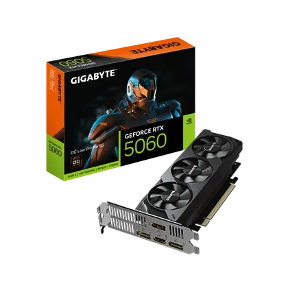Видеокарта Gigabyte GeForce RTX 5060 OC Low Profile 8GB (GV-N5060OC-8GL)