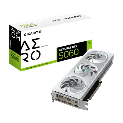 Видеокарта Gigabyte GeForce RTX 5060 Aero OC 8GB (GV-N5060AERO OC-8GD)