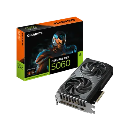 Видеокарта Gigabyte GeForce RTX 5060 WindForce OC 8GB (GV-N5060WF2OC-8GD)