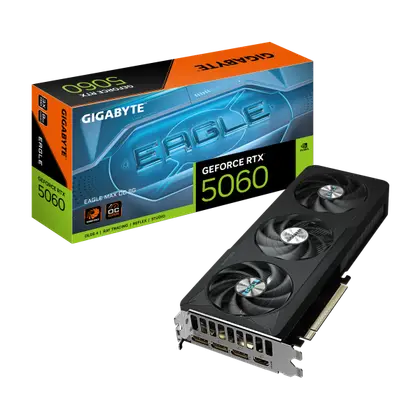 Видеокарта Gigabyte GeForce RTX 5060 Eagle Max OC 8GB (GV-N5060EAGLEMAX OC-8GD)