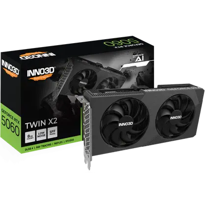 Видеокарта Inno3D RTX 5060 Twin X2 8G (N50602-08D7-195071N)