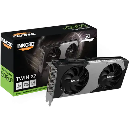 Видеокарта Inno3D RTX 5060 Ti Twin X2 8G (N506T2-08D7-193075N)
