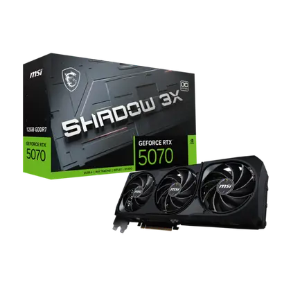 Видеокарта MSI GeForce RTX 5070 Shadow 3X OC 12G (RTX 5070 12G Shadow 3X OC)