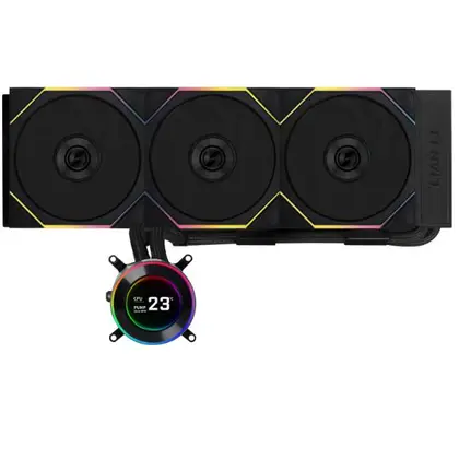Водяное охлаждение Lian Li Hydroshift Li LCD-C 360TL Black (G89.GHS2LCD36TB.00)