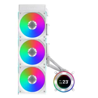 Водяное охлаждение Lian Li Hydroshift II LCD-C 360CL White (G89.GHS2LCD36RW.00)