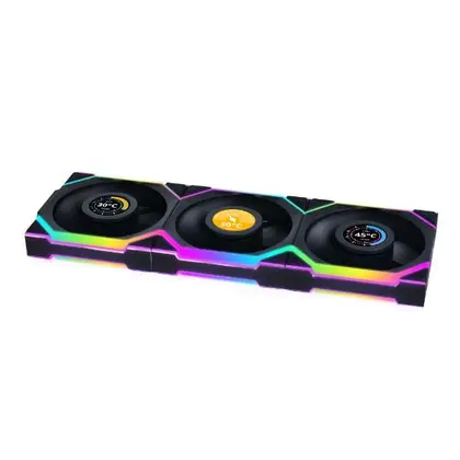 Вентилятор для корпуса Lian Li UNI FAN SL Wireless LCD Reverse Blade White (G99.12RSLLCD1W3W.00)