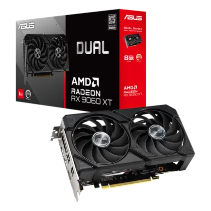 Видеокарта Asus AMD Radeon Dual RX 9060 XT 8Gb (DUAL-RX9060XT-8G)