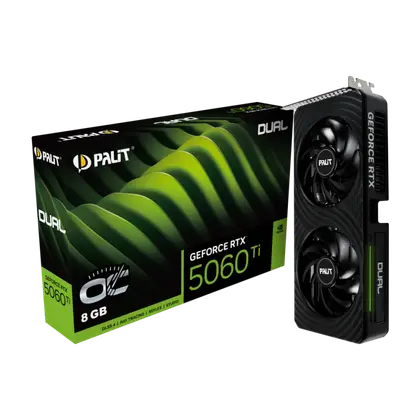 Видеокарта Palit GeForce RTX 5060 Ti Dual OC 8GB
