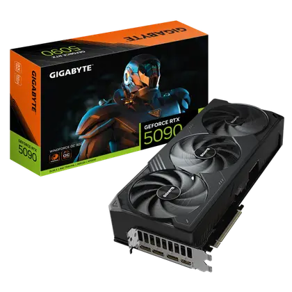 Видеокарта Gigabyte GeForce RTX 5090 Windforce OC 32GB (GV-N5090WF3OC-32GD)