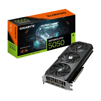 Видеокарта Gigabyte GeForce RTX 5050 Gaming OC 8GB (GV-N5050GAMING OC-8GD)