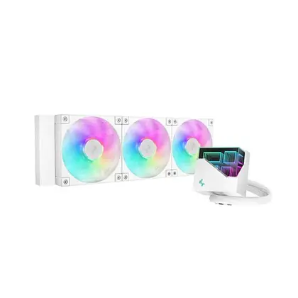 Водяное охлаждение Deepcool LT360 WH ARGB (R-LT360-WHAMNC-G-1)