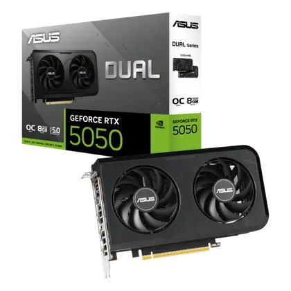 Видеокарта Asus GeForce Dual RTX 5050 OC 8G (DUAL-RTX5050-O8G)