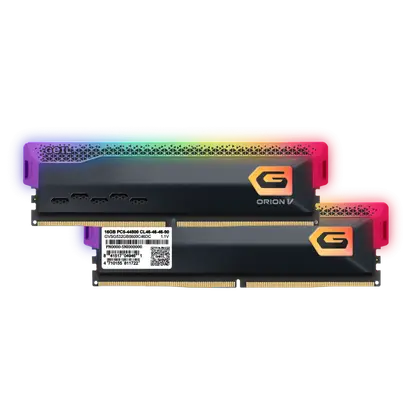 Оперативная память 64 Gb (2x32Gb) DDR5 5600MHz Geil Orion V RGB Titanium Grey GVSG564GB5600C38ADC
