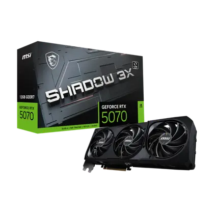 Видеокарта MSI GeForce RTX 5070 Shadow 3X 12G (RTX 5070 12G Shadow 3X)