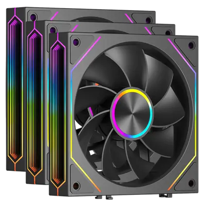 Вентилятор для корпуса PCCooler F3 X120R ARGB Black 3 in 1 Reverse