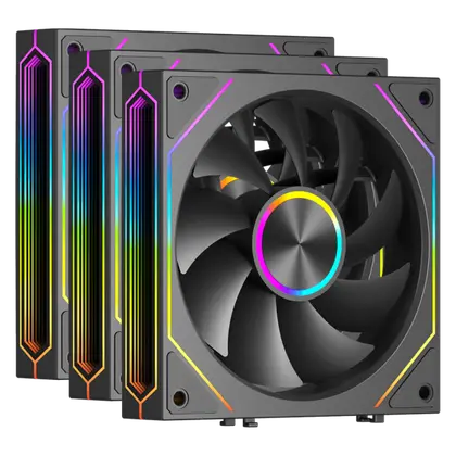 Вентилятор для корпуса PCCooler F3 X120 ARGB Black 3 in 1