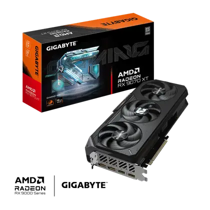 Видеокарта Gigabyte Radeon RX 9070 XT Gaming 16G (GV-R9070XTGAMING-16GD)