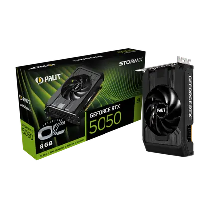 Видеокарта Palit GeForce RTX 5050 StormX OC 8GB (NE65050T19P1-GB2070F)