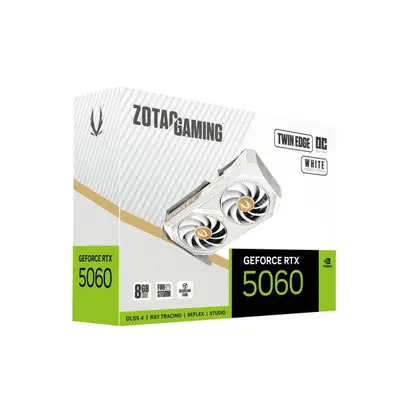 Видеокарта Zotac GeForce RTX 5060 Twin Edge OC White 8Gb (ZT-B50600Q-10M)