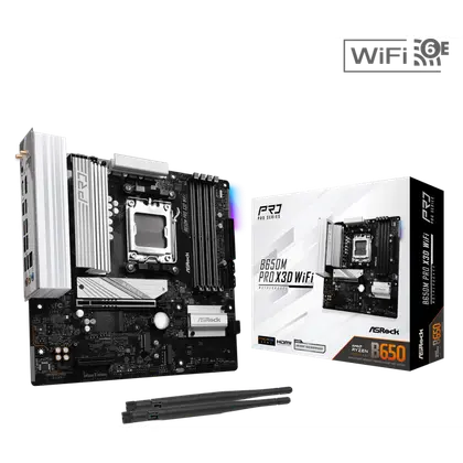 Материнская плата ASRock B650M Pro X3D WiFi