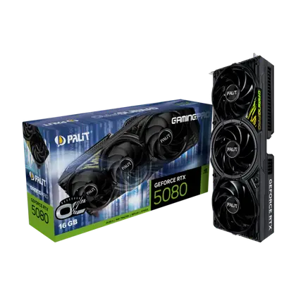 Видеокарта Palit GeForce RTX 5080 GamingPro OC 16GB (NE75080S19T2-GB2031A)