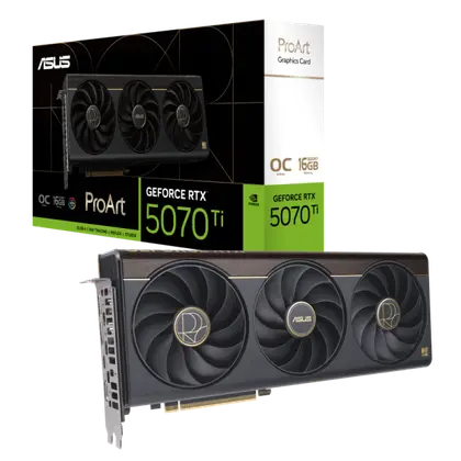 Видеокарта Asus GeForce RTX 5070 Ti ProArt OC 16G (Proart-RTX5070TI-O16G)