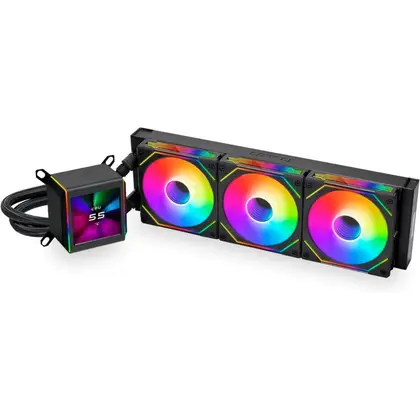 Водяное охлаждение Lian Li GA II LCD SL-INF 360 ARGB (G89.GA2ALCD36INB.00)