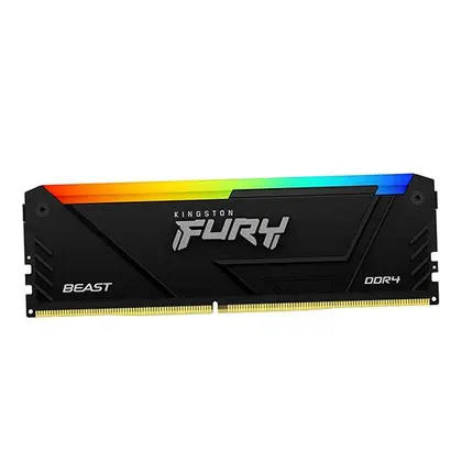 Оперативная память 8 Gb DDR4 3200MHz Kingston Fury Beast RGB KF432C16BB2A/8WP