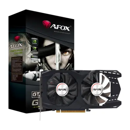 Видеокарта Afox GeForce GT1050 Ti Gaming 4Gb D5 Dual Fan (AF1050TI-4096D5H7-V9)