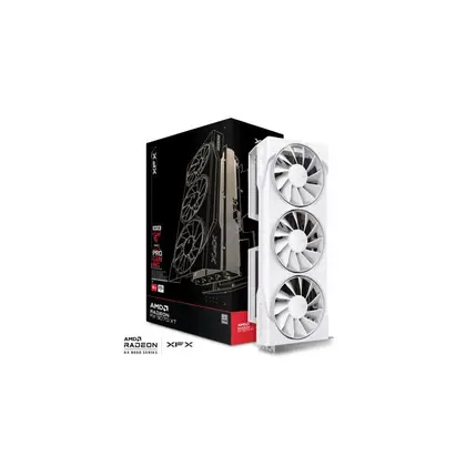 Видеокарта XFX Radeon RX 9070 XT Triple Fan White 16Gb (RX-97TSWF3W9)