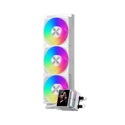 Водяное охлаждение PCCooler DS360 ARGB Display WH