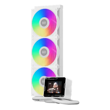 Водяное охлаждение PCCooler GT360M ARGB Display WH