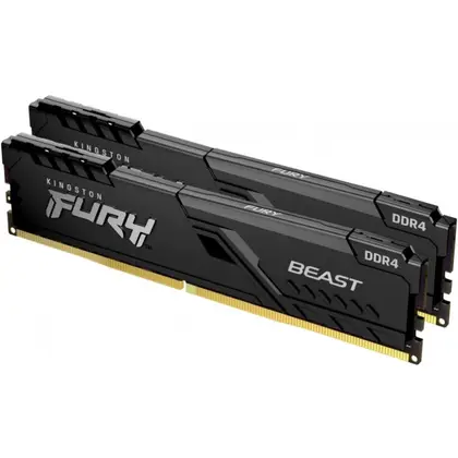Оперативная память 32 Гб (2x16Gb) DDR4 3600МГц Kingston Fury Beast KF436C18BBK2/32