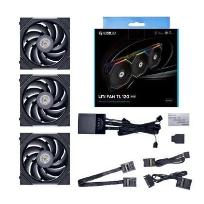 Вентилятор для корпуса Lian Li UNI FAN TL Black (G99.12TL1W3B.00)