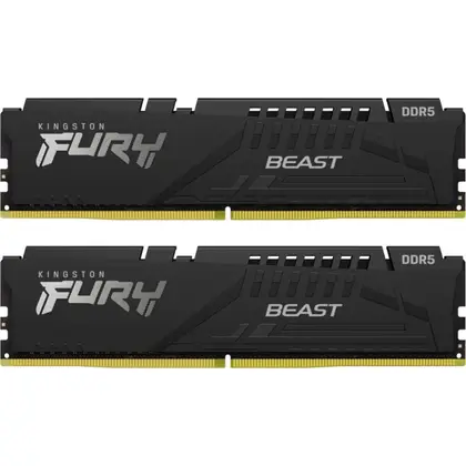 Оперативная память 32 Gb (2x16Gb) DDR5 6000MHz Kingston Fury Beast KF560C30BBEK2-32