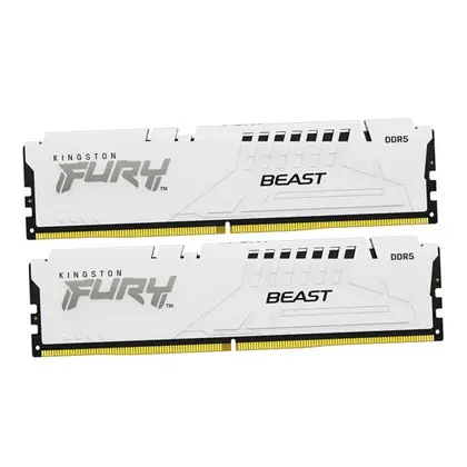 Оперативная память 32 Gb (2x16Gb) DDR5 5600MHz Kingston Fury Beast White EXPO KF556C36BWEK2-32