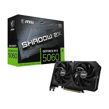 Видеокарта MSI GeForce RTX 5060 Shadow 2X OC Max 8G (RTX 5060 8G Shadow 2X OC MAX)