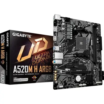 Материнская плата Gigabyte A520M H ARGB