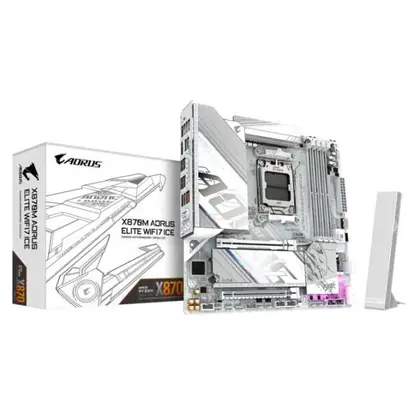 Материнская плата Gigabyte X870M Aorus Elite WiFi7 Ice