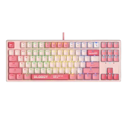Клавиатура A4tech Bloody S87 Pink