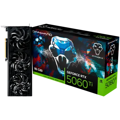 Видеокарта Gainward GeForce RTX 5060 Ti Python III OC 16Gb (NE7506T019T1-GB2061T)
