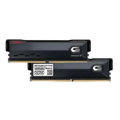 Оперативная память 16 Gb (2x8Gb) DDR4 2666MHz Geil Orion Titanium Grey GOG416GB2666C19DC