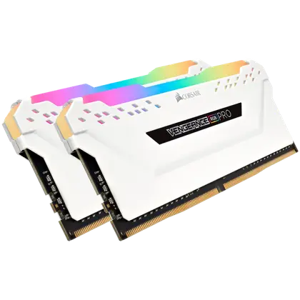 Оперативная память Corsair Vengeance RGB Pro White 32 Gb (2x16Gb) DDR4 3200MHz (CMW32GX4M2E3200C16W)