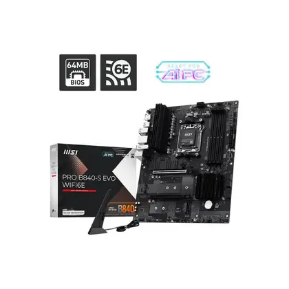 Материнская плата MSI Pro B840-S Evo WiFi6E